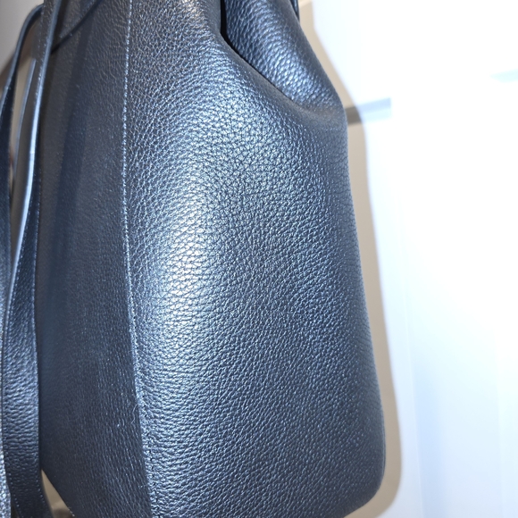 Kate Spade Black Backpack with Furry Charm - Picture 10 of 11